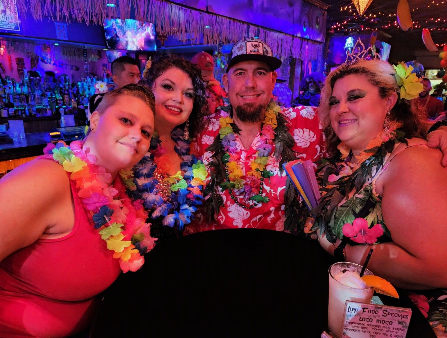 From left: Charli Preston, Southern Belle, Darrell Calk and Kayla Starlight at The Phoenix in Las Vegas